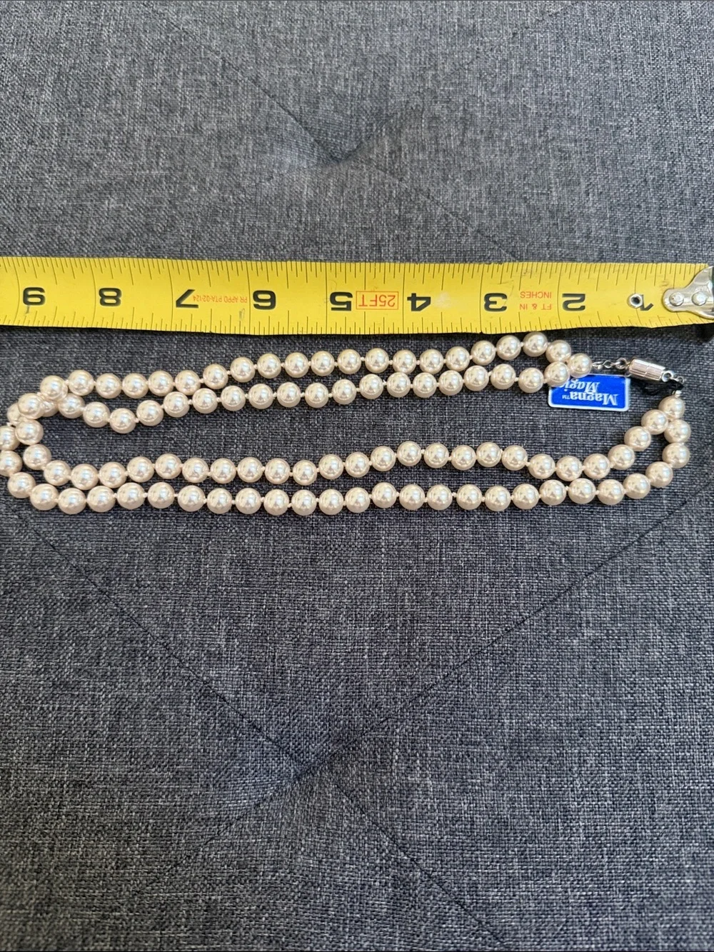 Classic Double Strand White Pearl Necklace - Women Jewelry